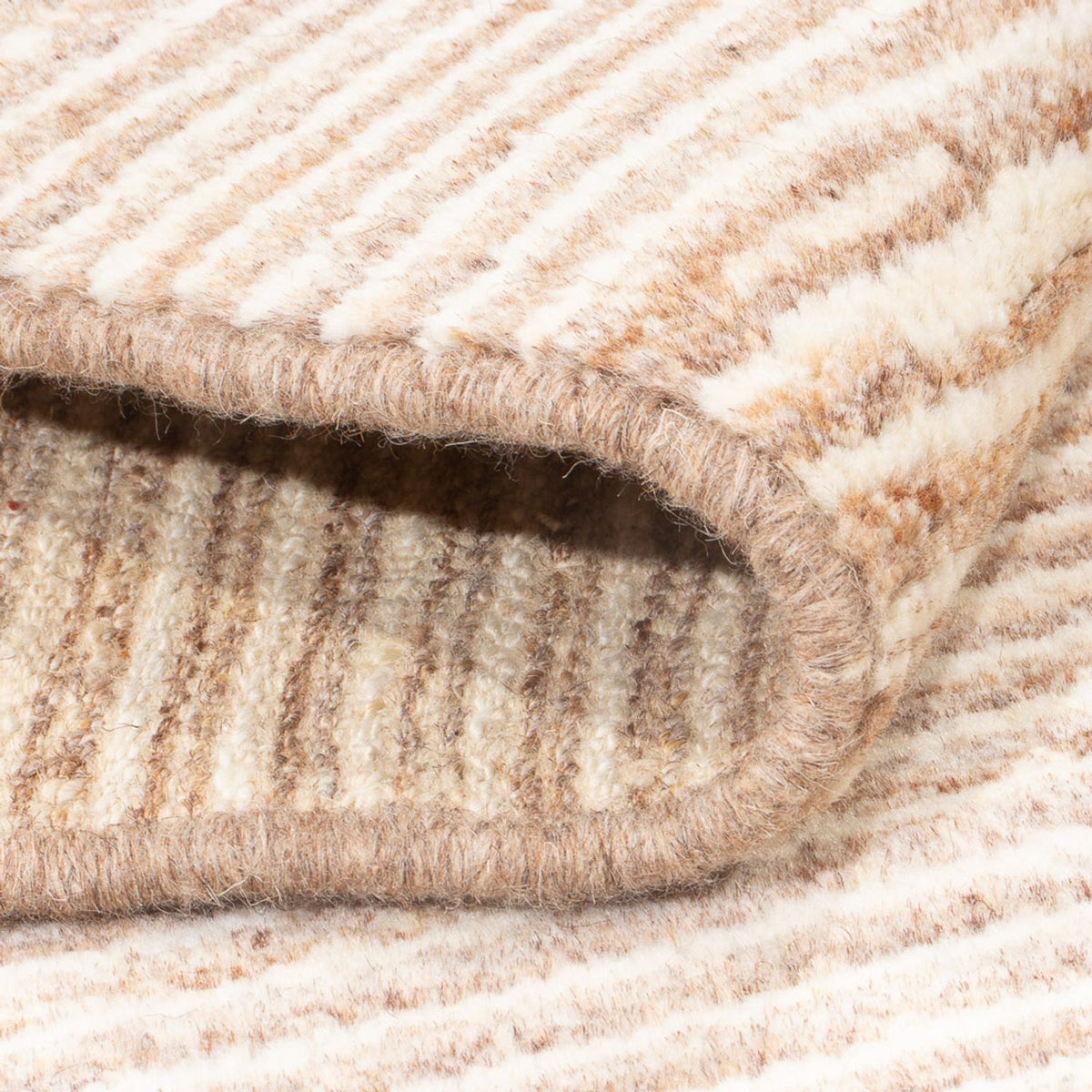 Tapis Gabbeh - Persan - 145 x 102 cm - beige clair