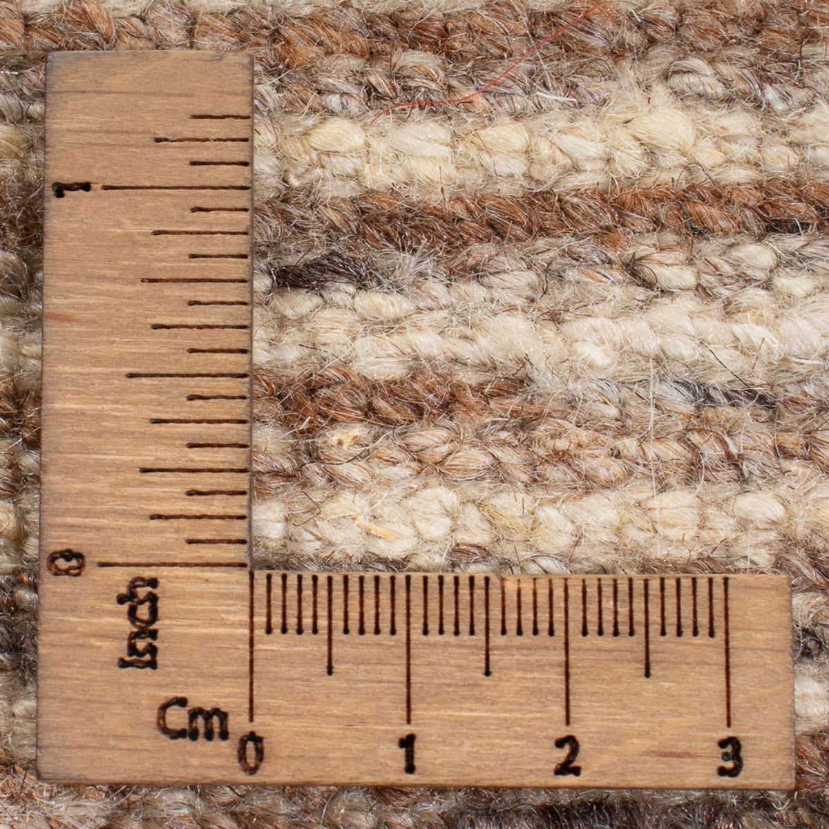 Tapis Gabbeh - Persan - 244 x 214 cm - marron clair