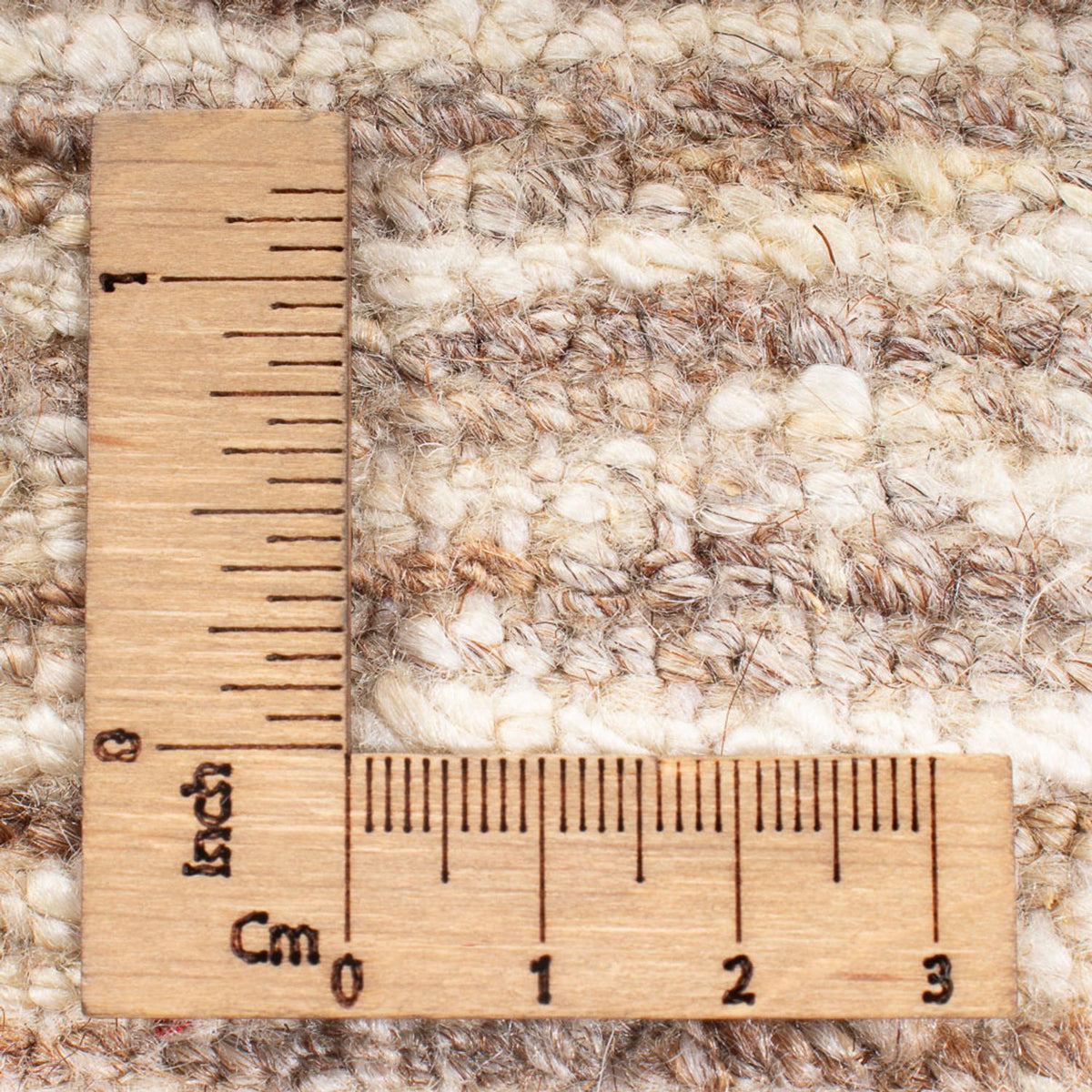 Tapis Gabbeh - Persan - 194 x 151 cm - beige foncé