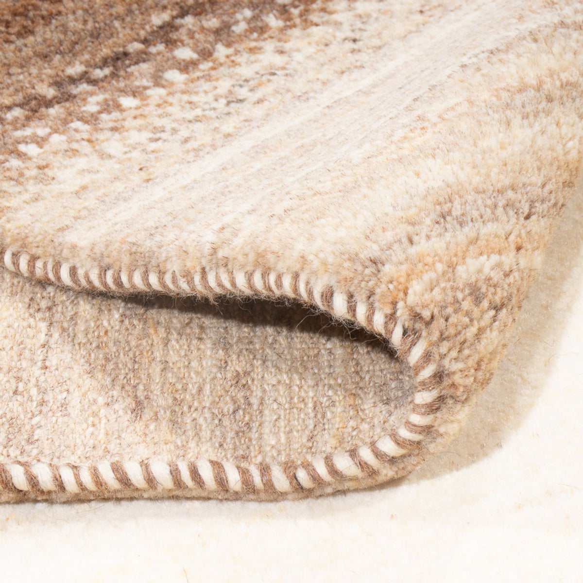 Tapis de couloir Tapis Gabbeh - Persan - 245 x 82 cm - naturel