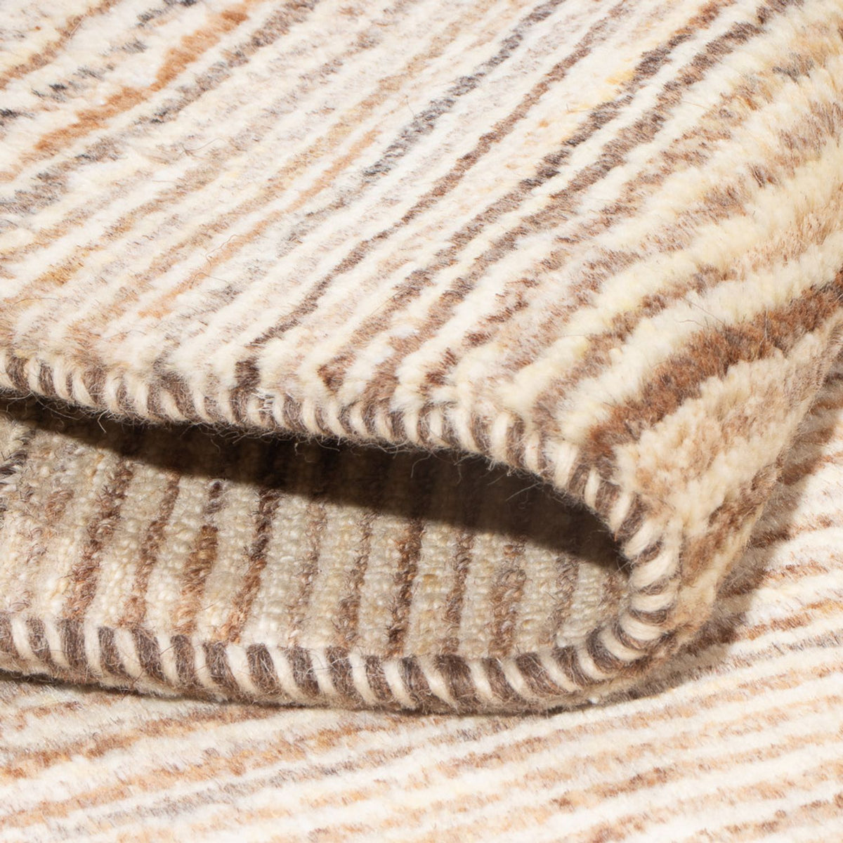 Tapis Gabbeh - Persan - 92 x 60 cm - beige foncé