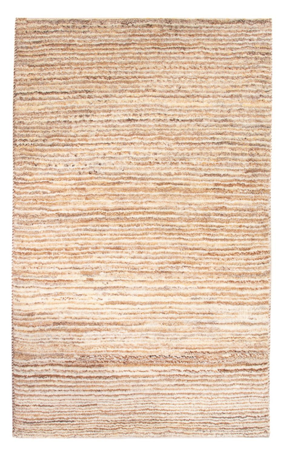 Tapis Gabbeh - Persan - 94 x 61 cm - beige foncé