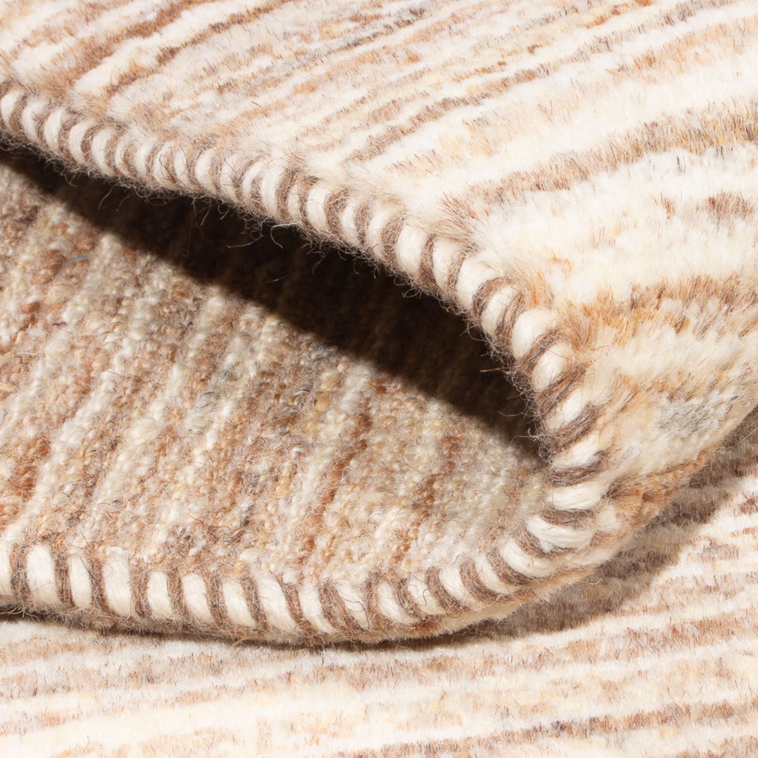 Tapis Gabbeh - Persan - 94 x 61 cm - beige foncé