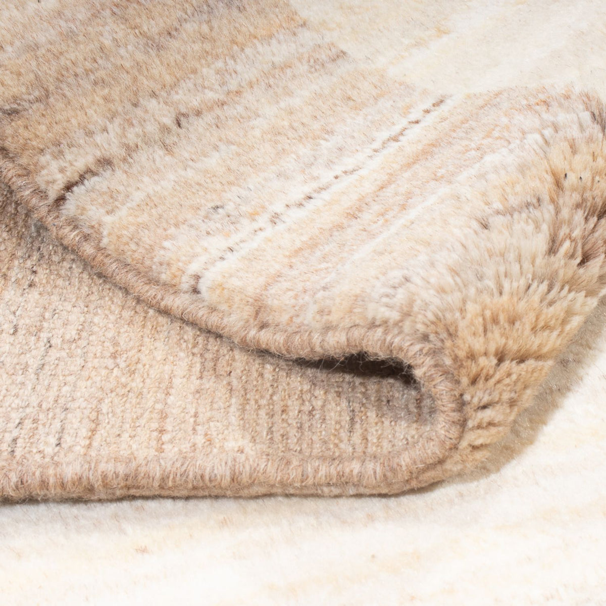 Tapis Gabbeh - Persan - 191 x 145 cm - beige clair