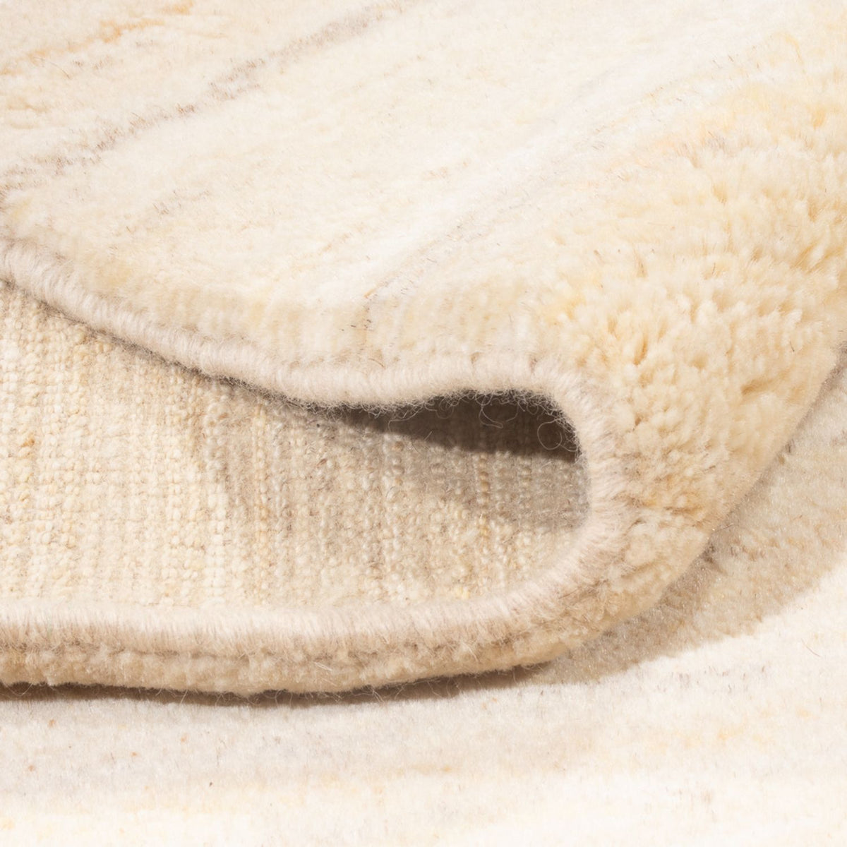 Tapis Gabbeh - Persan - 212 x 160 cm - beige clair