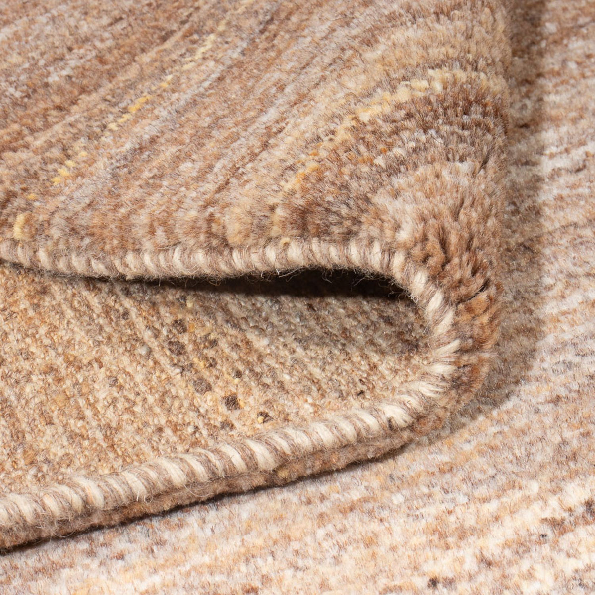 Tapis de couloir Tapis Gabbeh - Persan - 346 x 110 cm - naturel