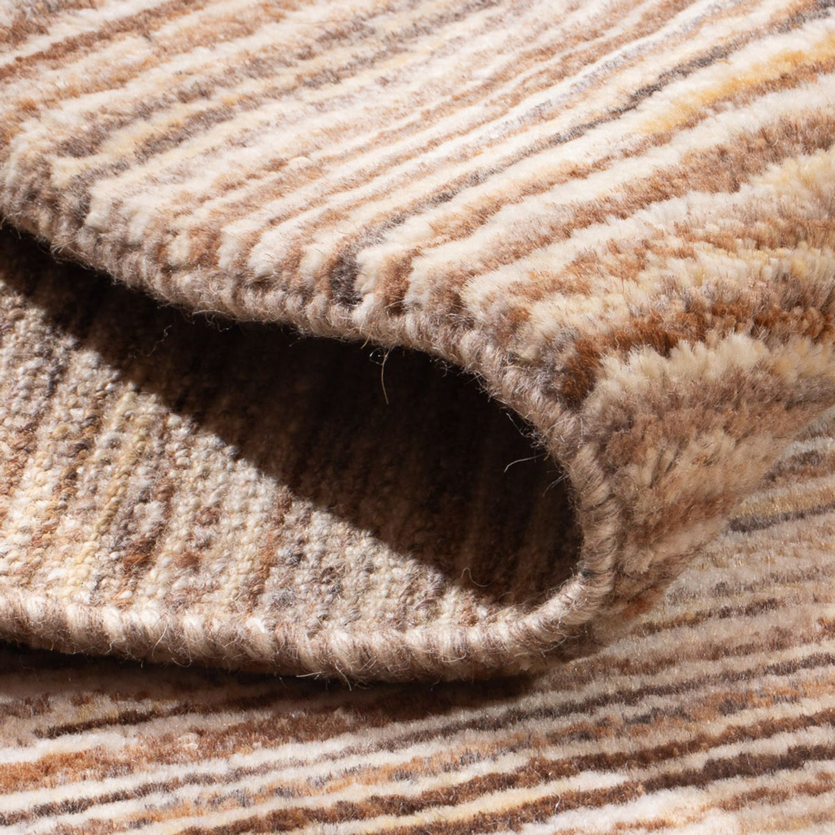 Tapis Gabbeh - Persan - 94 x 60 cm - beige foncé