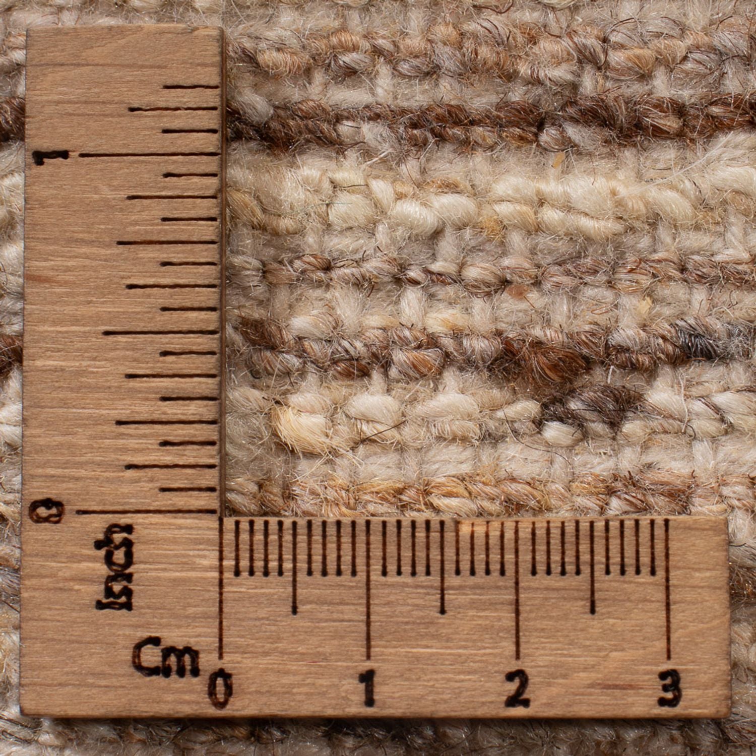 Tapis Gabbeh - Persan - 96 x 59 cm - beige foncé