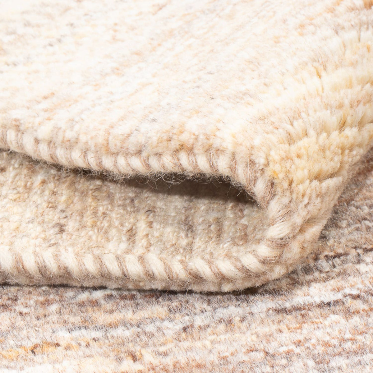 Tapis Gabbeh - Persan - 145 x 100 cm - beige foncé