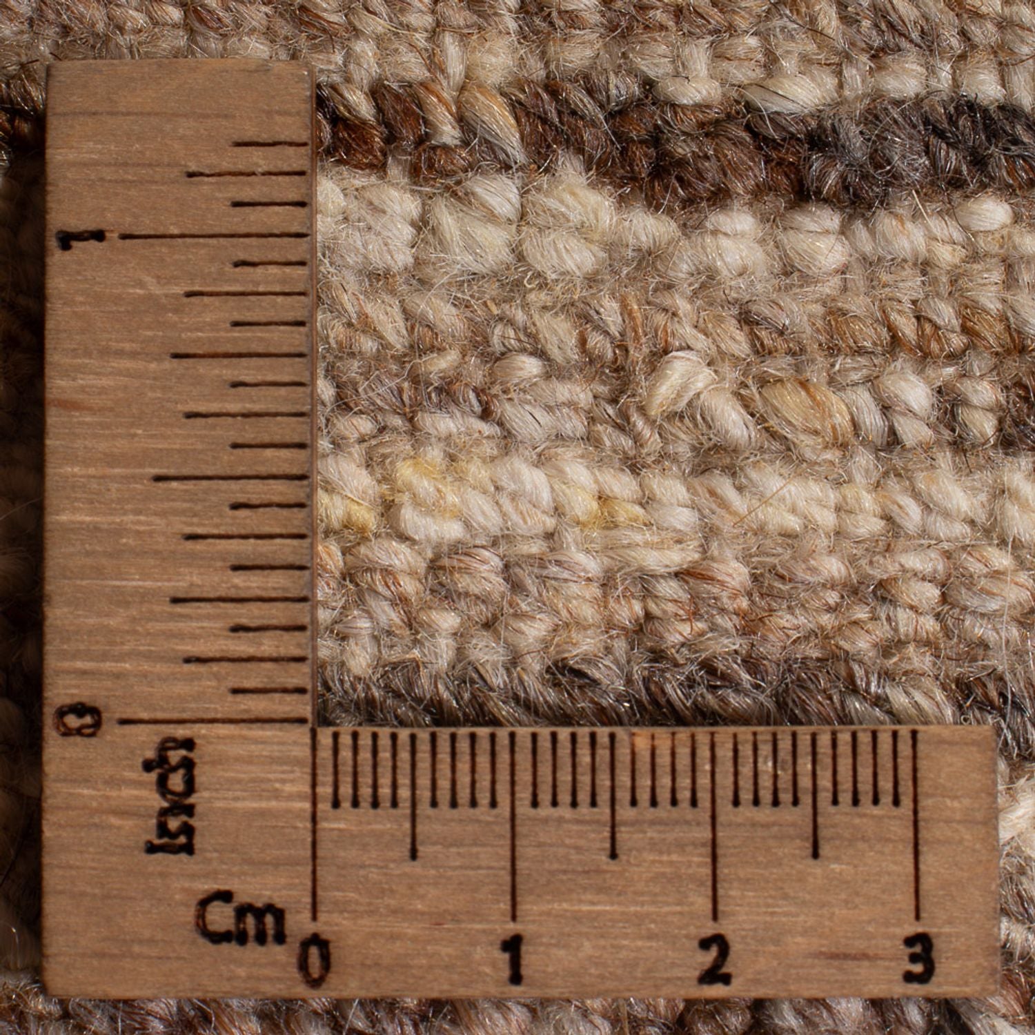 Tapis Gabbeh - Persan - 145 x 110 cm - beige foncé