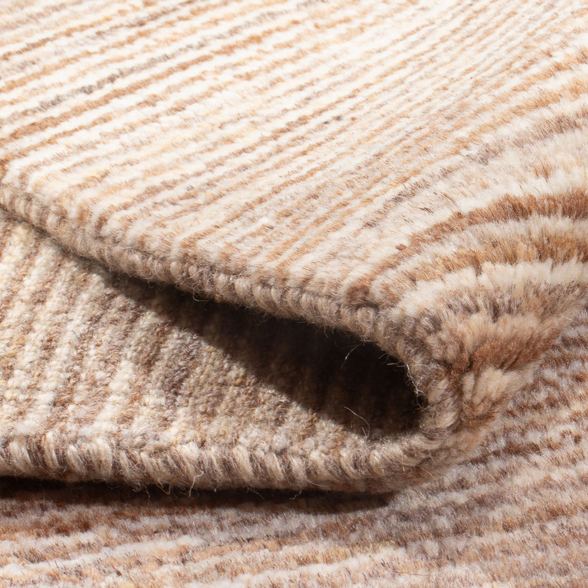 Tapis Gabbeh - Persan - 146 x 94 cm - beige foncé