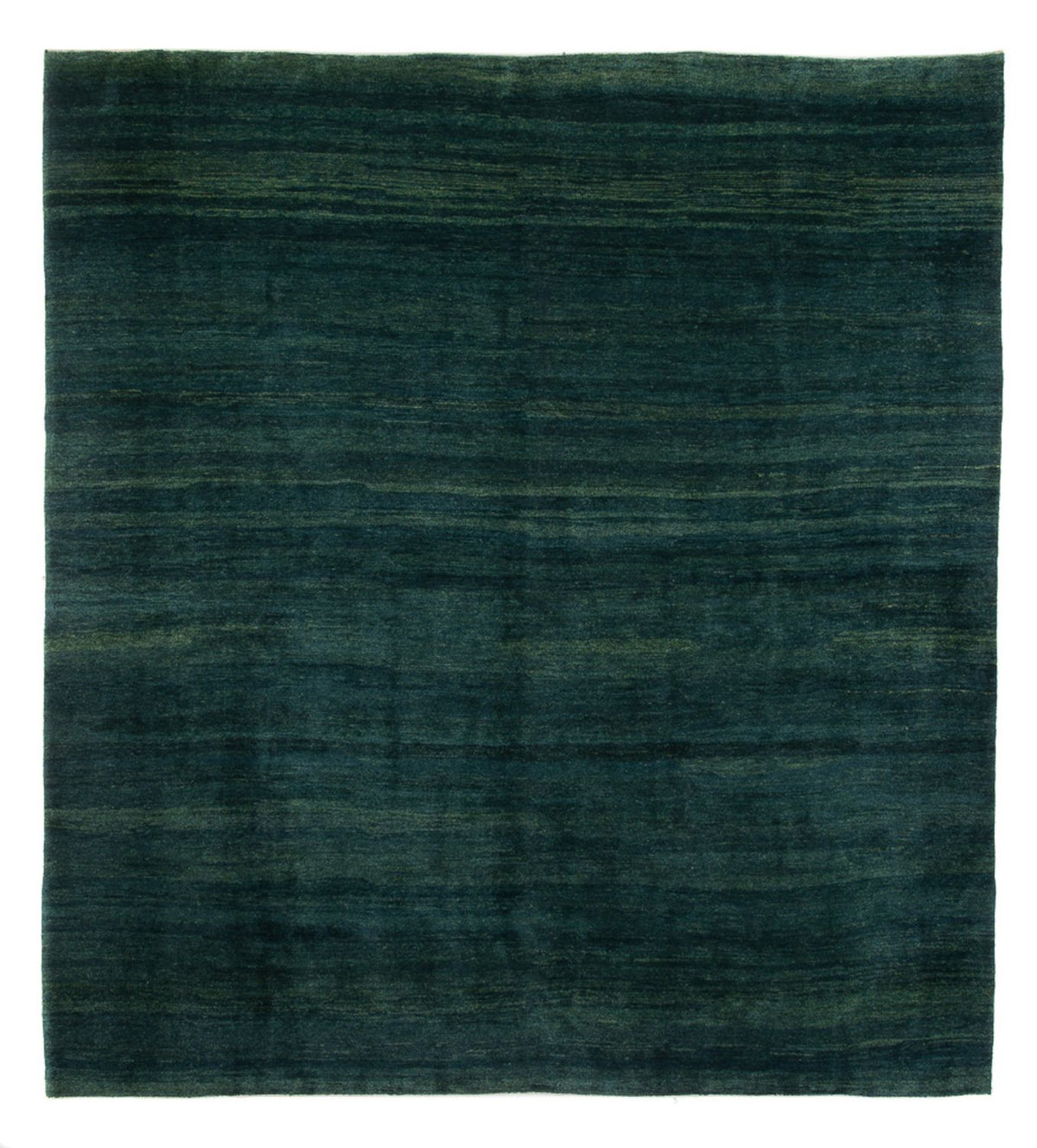 Tapis Gabbeh - Persan - 380 x 335 cm - vert foncé