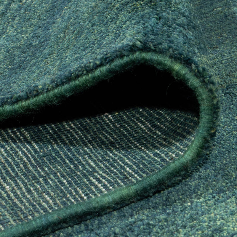 Tapis Gabbeh - Persan - 380 x 335 cm - vert foncé