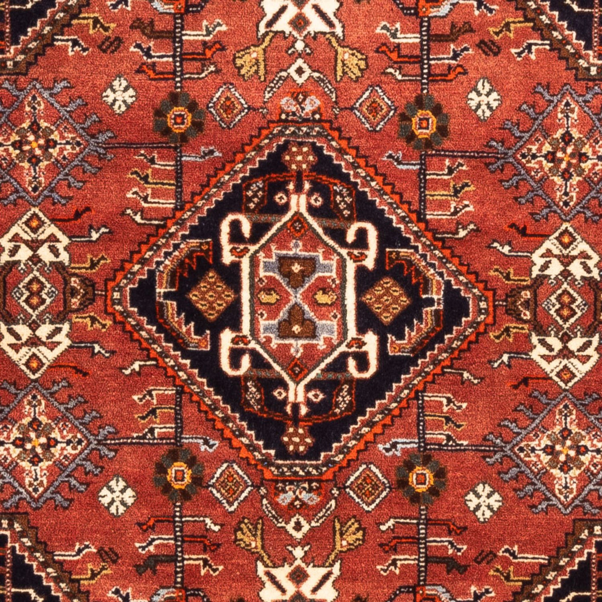 Tapis persan - Nomadic - 148 x 105 cm - rouge