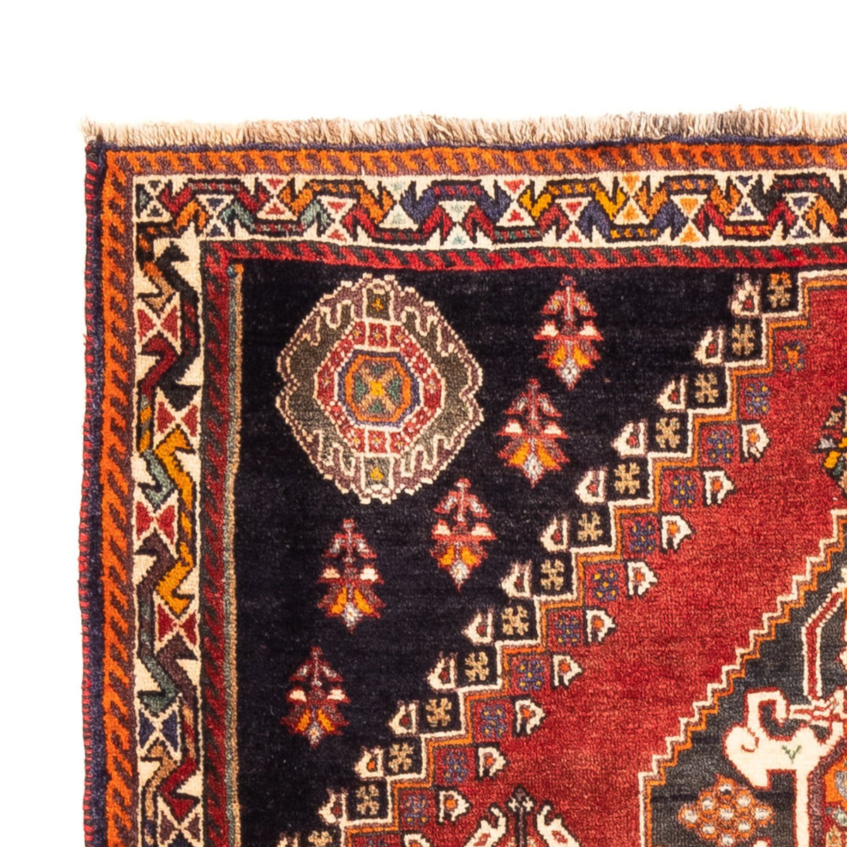 Tapis persan - Nomadic - 172 x 117 cm - rouge