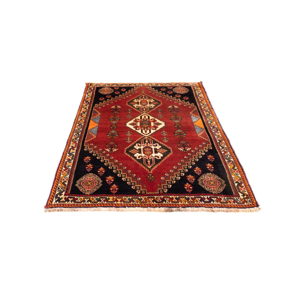 Tapis persan - Nomadic - 172 x 117 cm - rouge