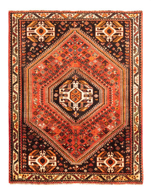 Tapis persan - Nomadic - 154 x 117 cm - rouge clair