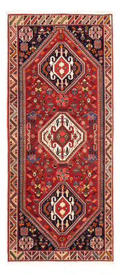 Tapis de couloir Tapis persan - Nomadic - 200 x 80 cm - rouge