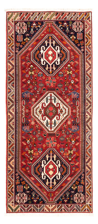 Tapis de couloir Tapis persan - Nomadic - 200 x 80 cm - rouge