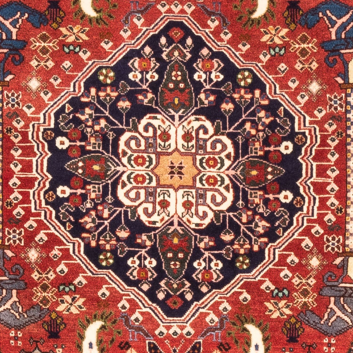 Tapis de couloir Tapis persan - Nomadic - 200 x 80 cm - rouge