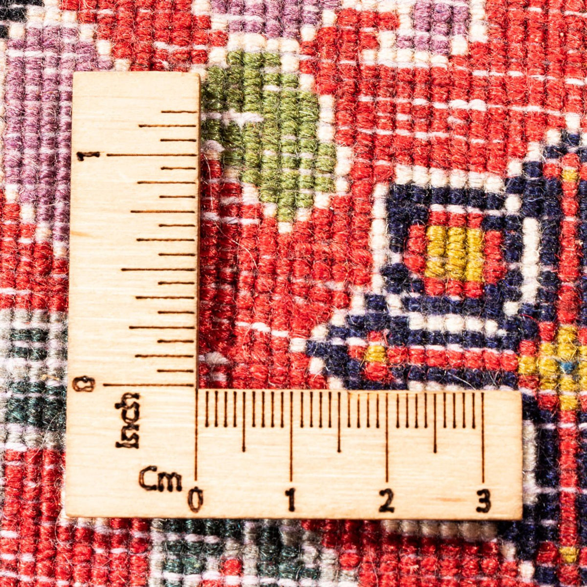 Tapis de couloir Tapis persan - Nomadic - 200 x 80 cm - rouge