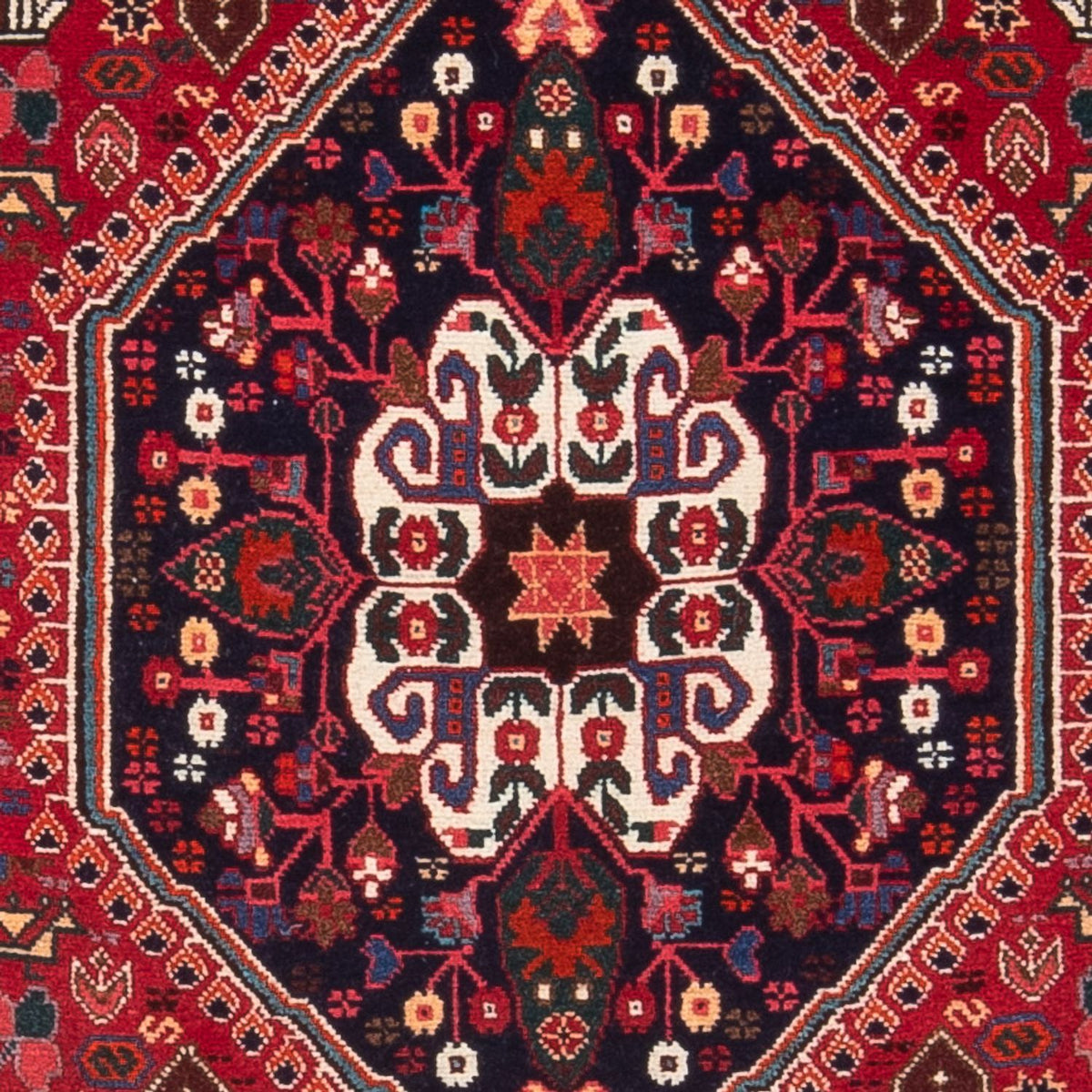 Tapis de couloir Tapis persan - Nomadic - 164 x 73 cm - rouge