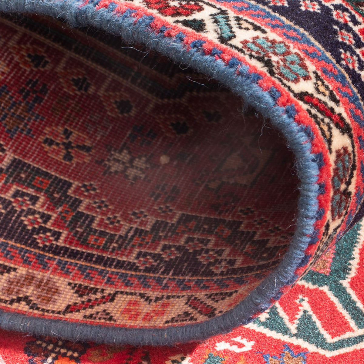 Tapis de couloir Tapis persan - Nomadic - 164 x 73 cm - rouge