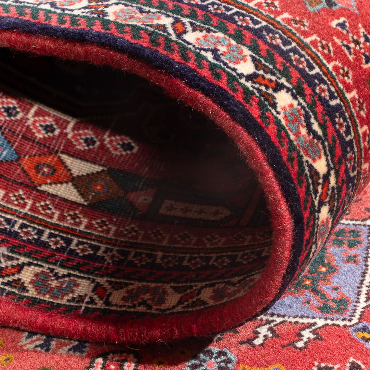 Tapis persan - Nomadic - 150 x 73 cm - rouge