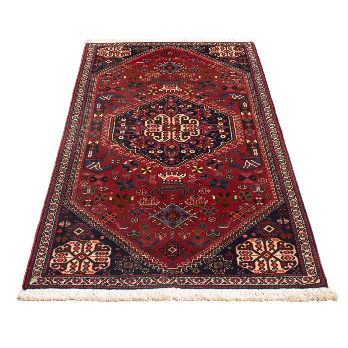 Tapis persan - Nomadic - 150 x 73 cm - rouge