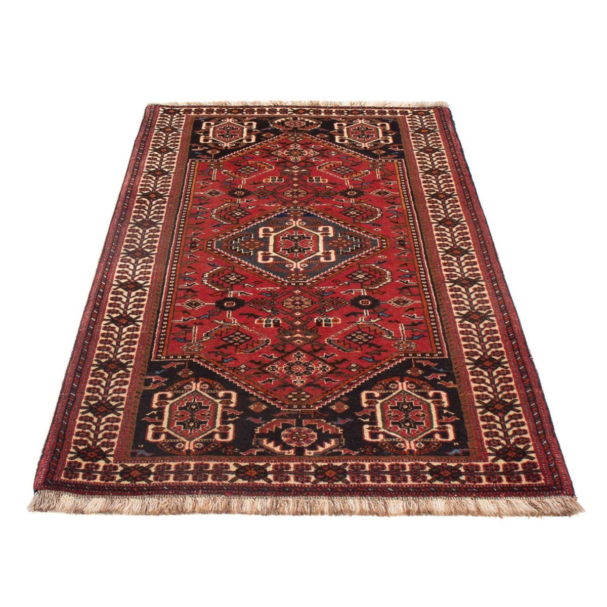 Tapis persan - Nomadic - 150 x 80 cm - rouge