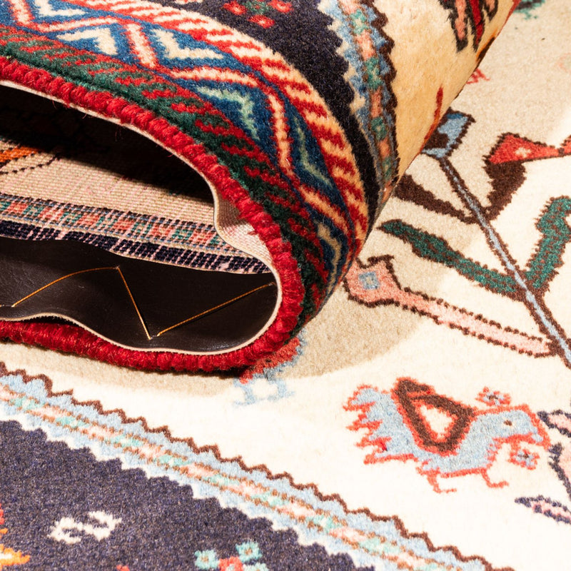 Tapis Gabbeh - Persan Kashkuli - 153 x 107 cm - crème