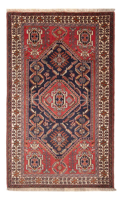 Tapis Gabbeh - Persan Kashkuli - 152 x 82 cm - bleu foncé