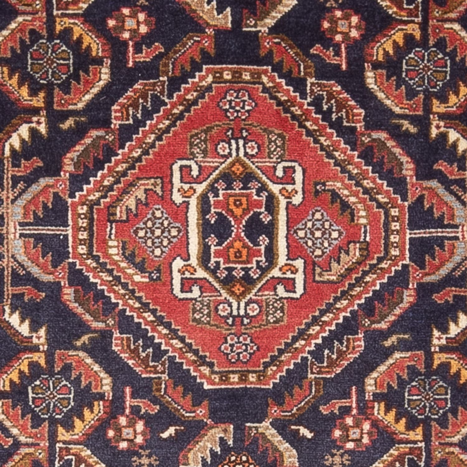 Tapis Gabbeh - Persan Kashkuli - 152 x 82 cm - bleu foncé