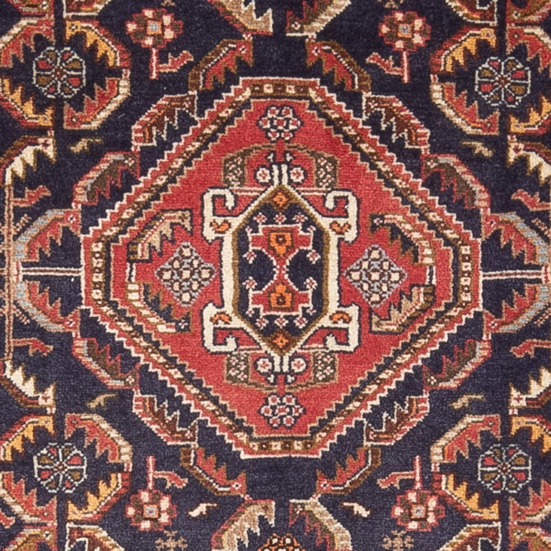 Tapis Gabbeh - Persan Kashkuli - 152 x 82 cm - bleu foncé