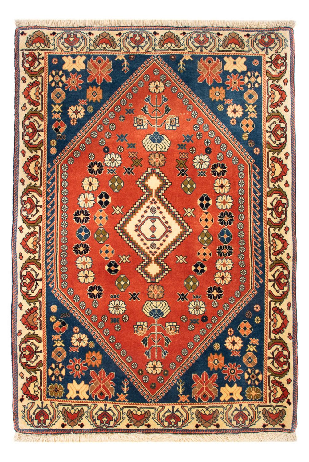 Tapis Gabbeh - Persan Kashkuli - 117 x 80 cm - rouge