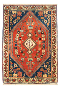 Tapis Gabbeh - Persan Kashkuli - 117 x 80 cm - rouge