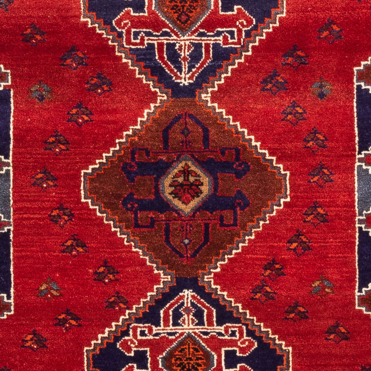 Tapis Gabbeh - Persan Kashkuli - 158 x 112 cm - rouge