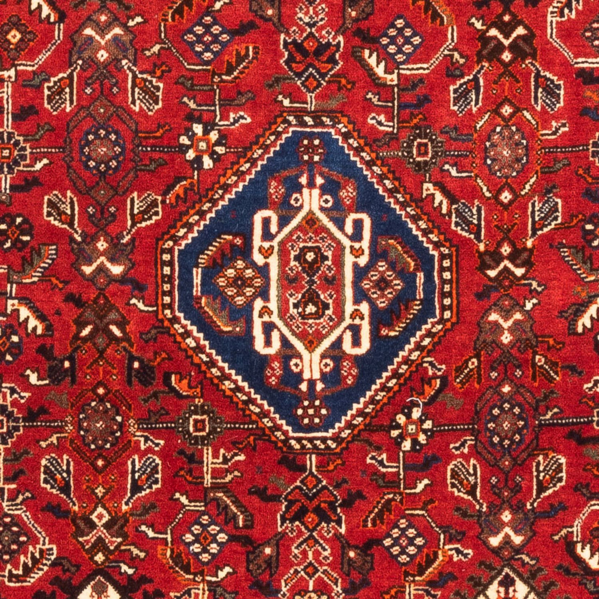 Tapis persan - Nomadic - 158 x 110 cm - rouge