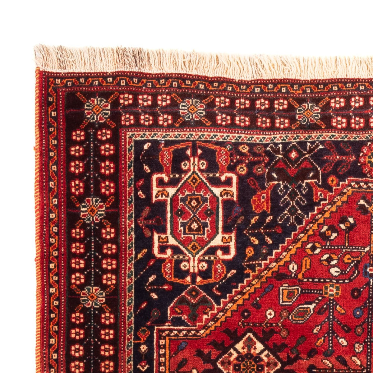 Tapis persan - Nomadic - 157 x 117 cm - rouge