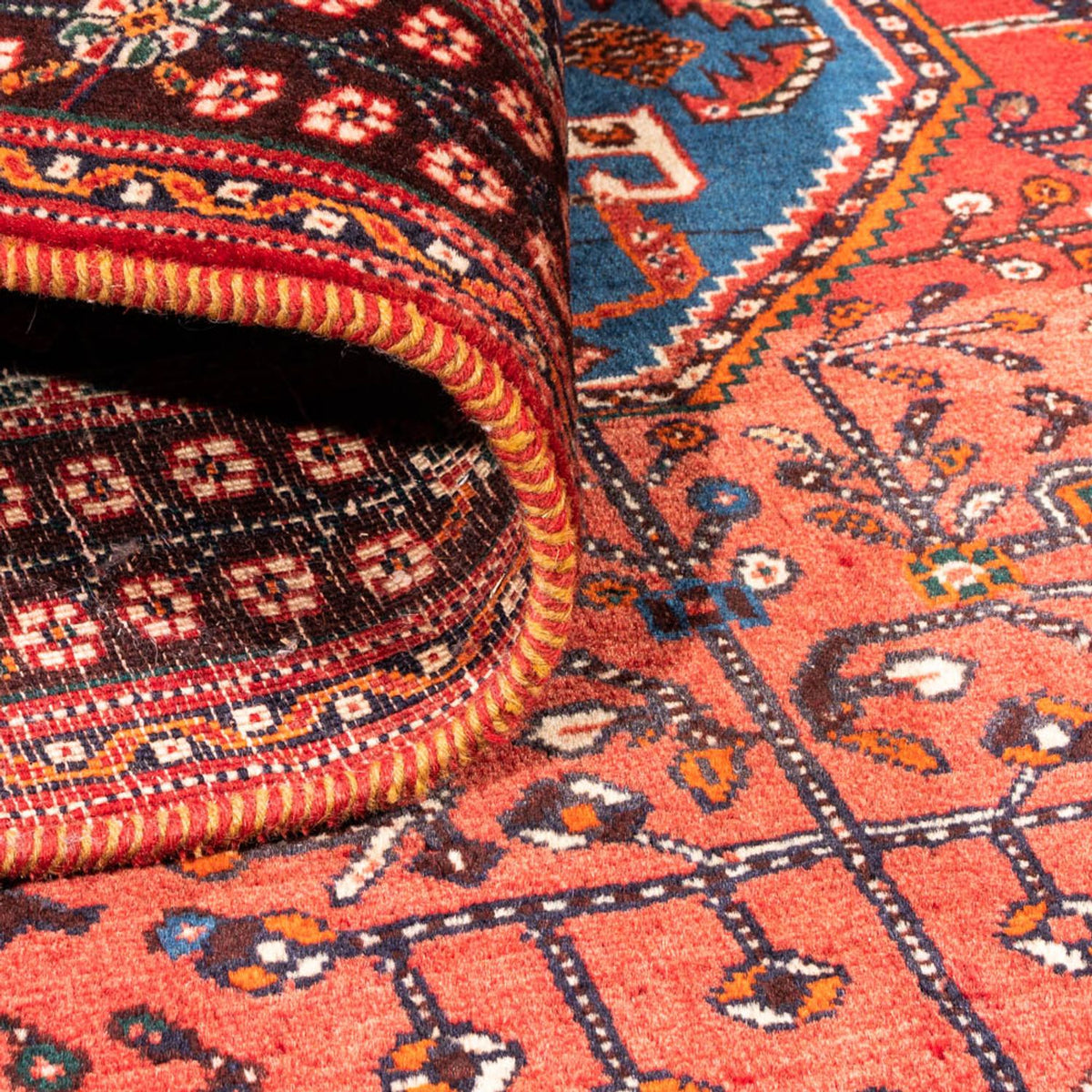 Tapis persan - Nomadic - 157 x 117 cm - rouge