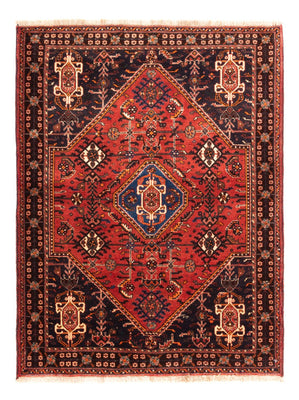 Tapis persan - Nomadic - 140 x 108 cm - rouge
