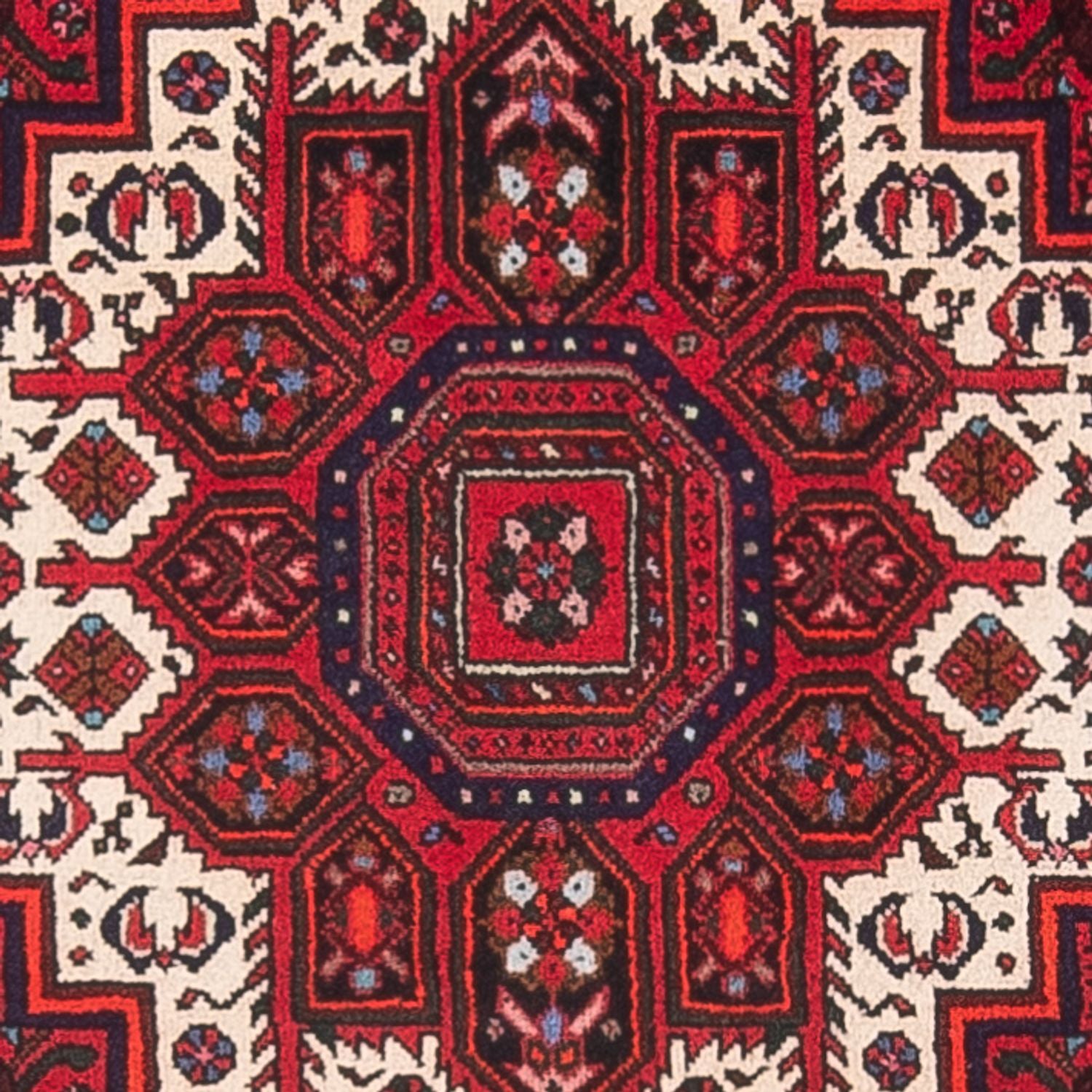 Tapis persan - Nomadic - 127 x 82 cm - rouge