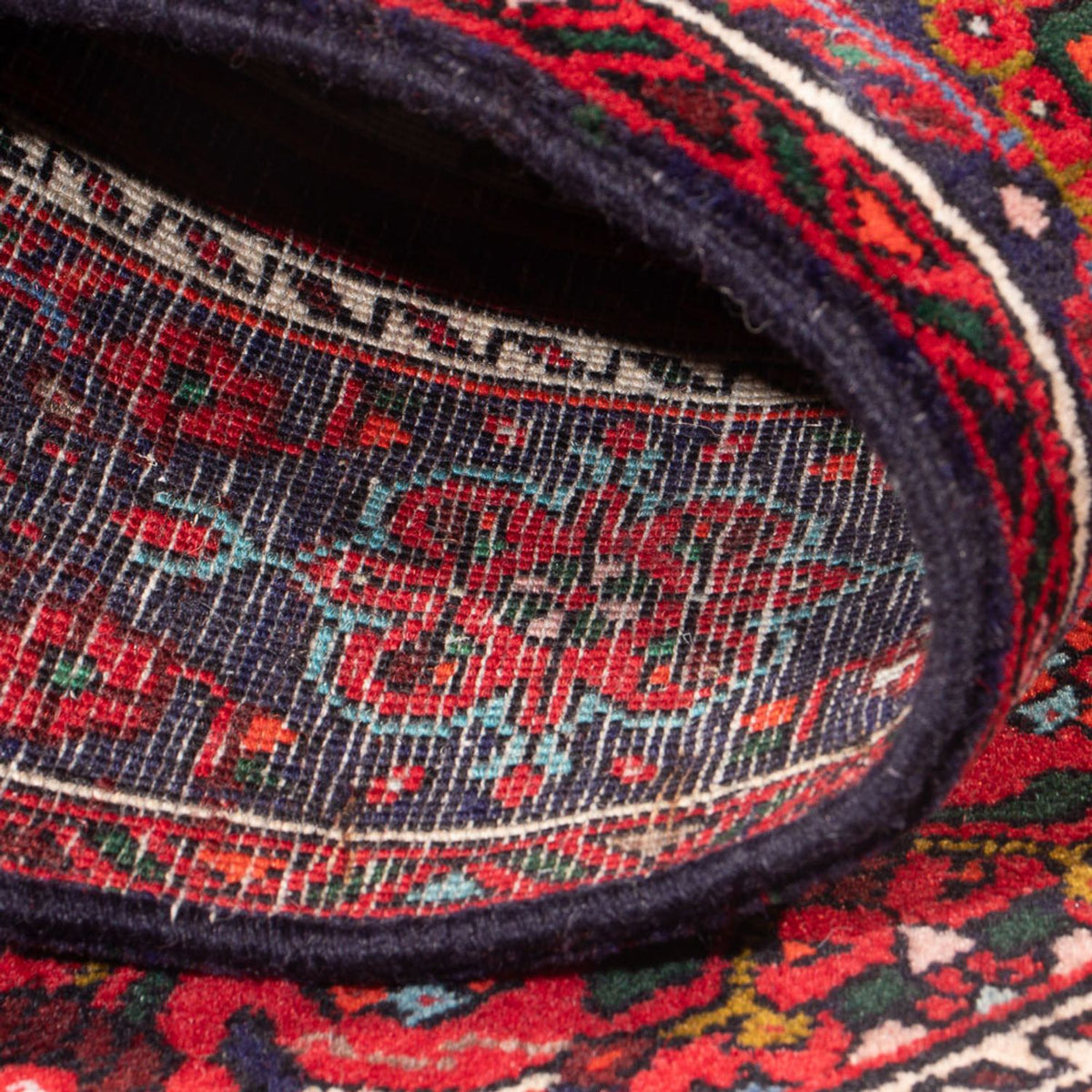 Tapis persan - Nomadic - 127 x 82 cm - rouge