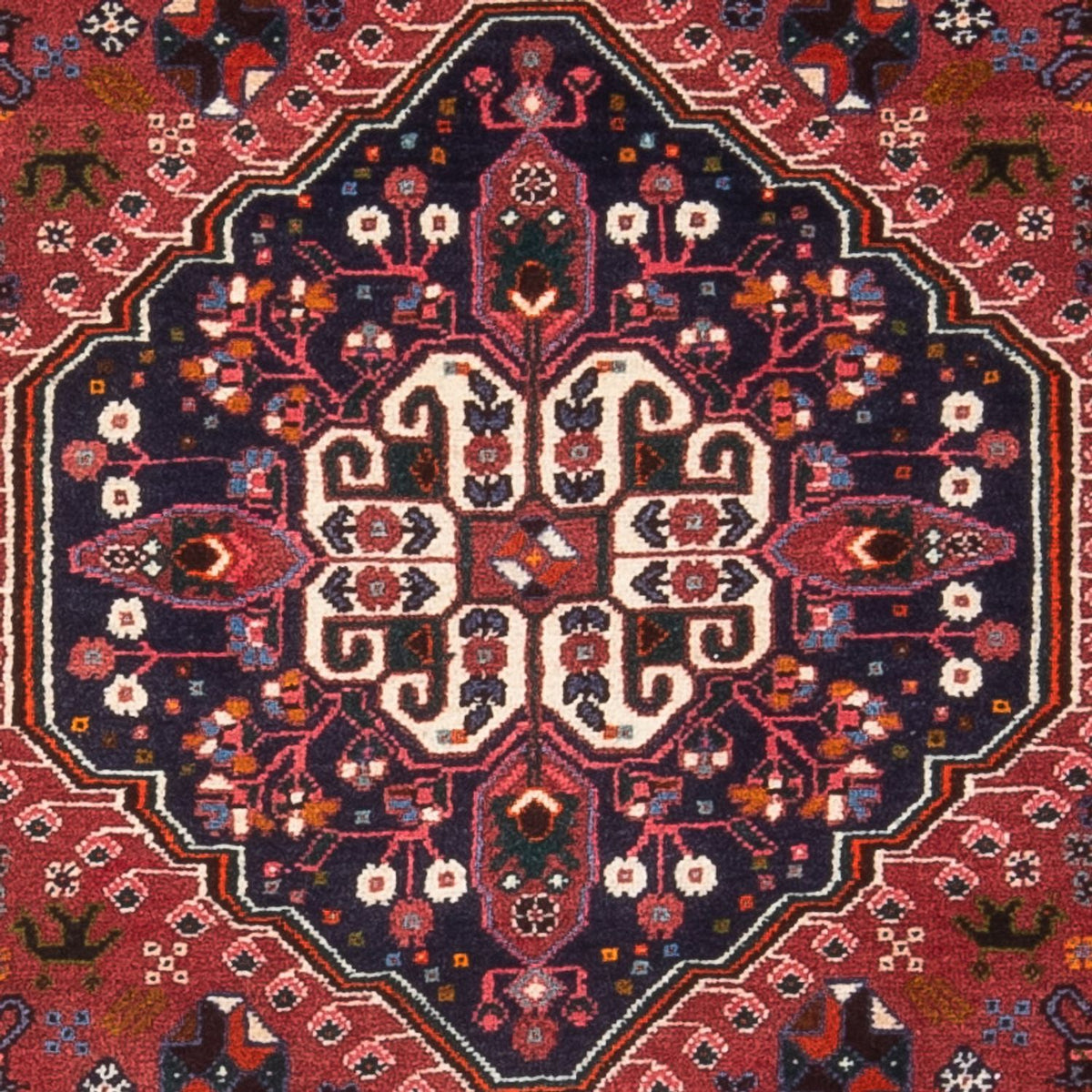 Tapis de couloir Tapis persan - Nomadic - 157 x 73 cm - rouge