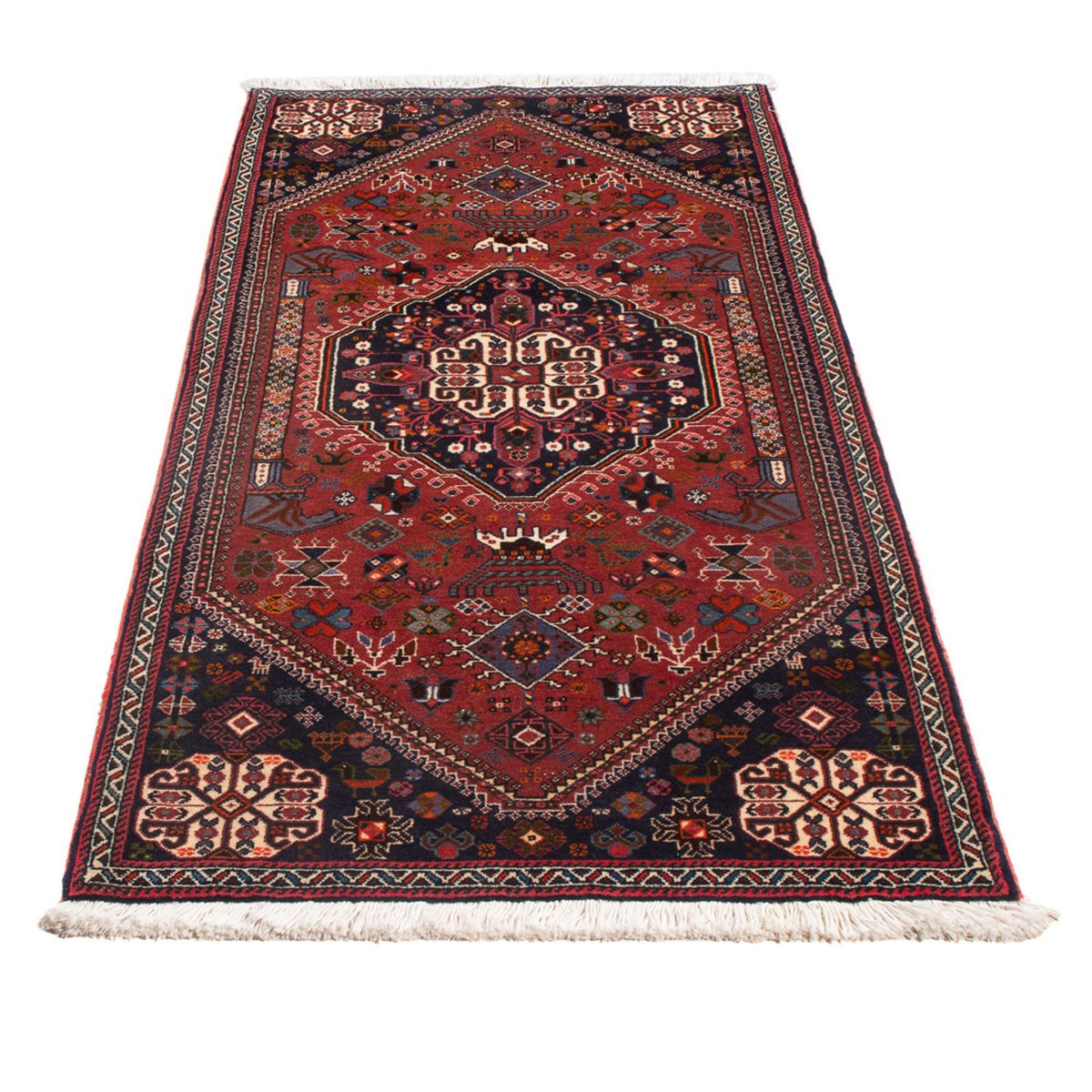 Tapis de couloir Tapis persan - Nomadic - 157 x 73 cm - rouge