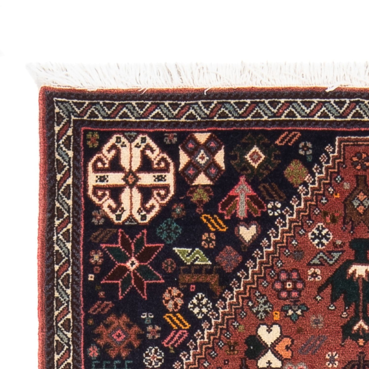 Tapis persan - Nomadic - 147 x 73 cm - rouge