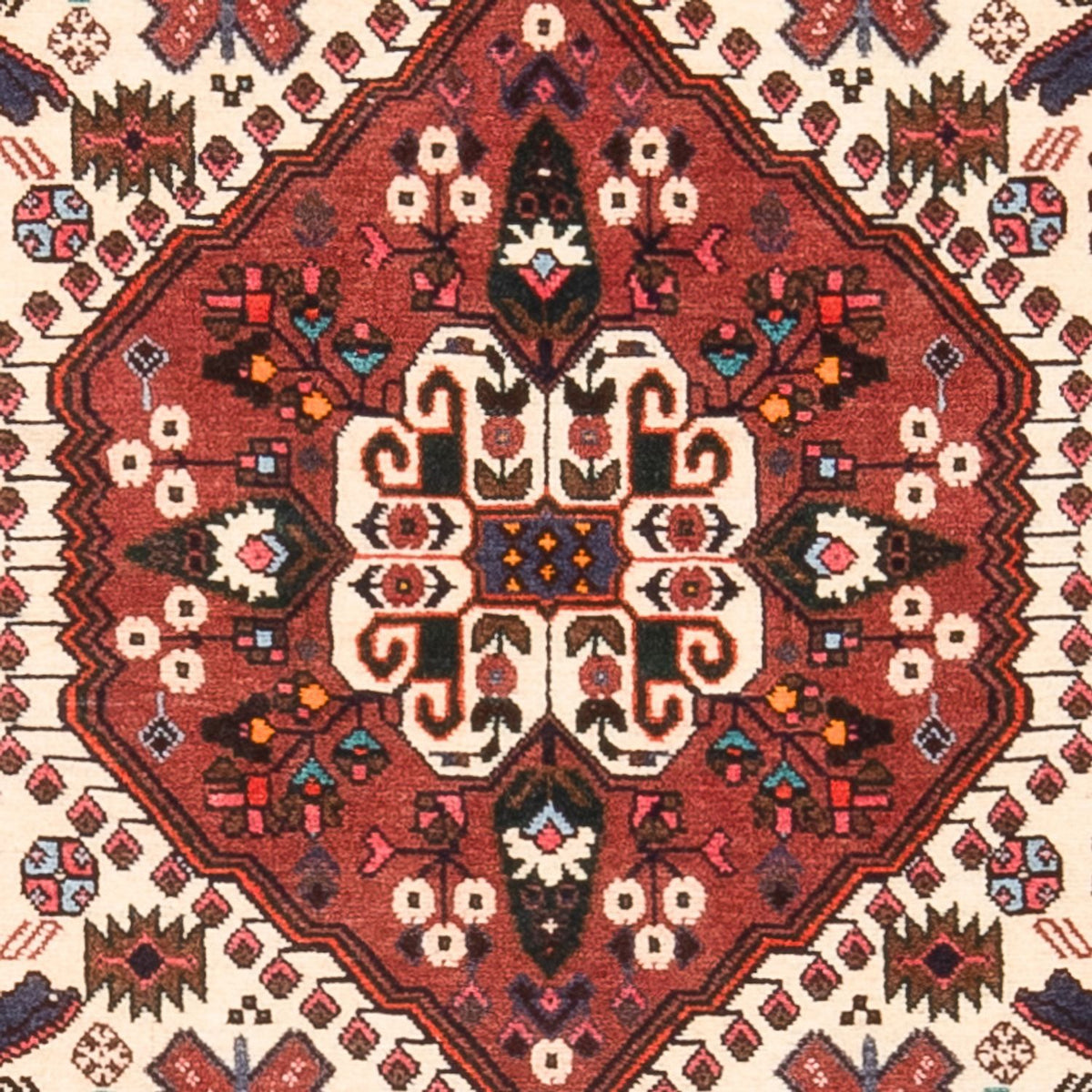 Tapis persan - Nomadic - 150 x 73 cm - crème