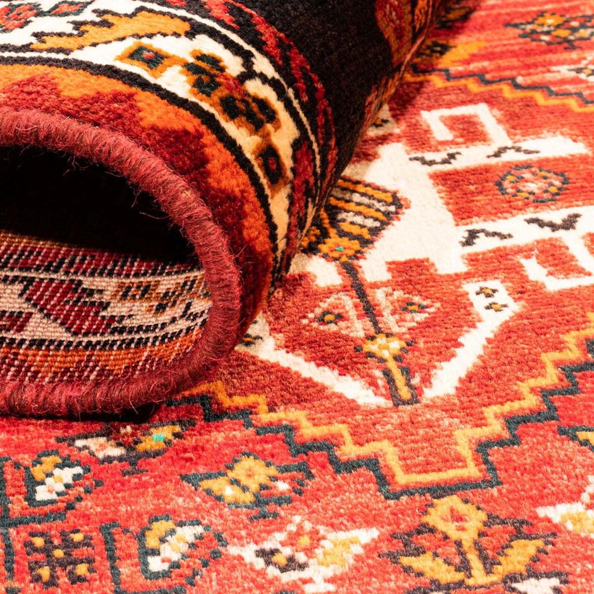 Tapis persan - Nomadic - 166 x 111 cm - rouge