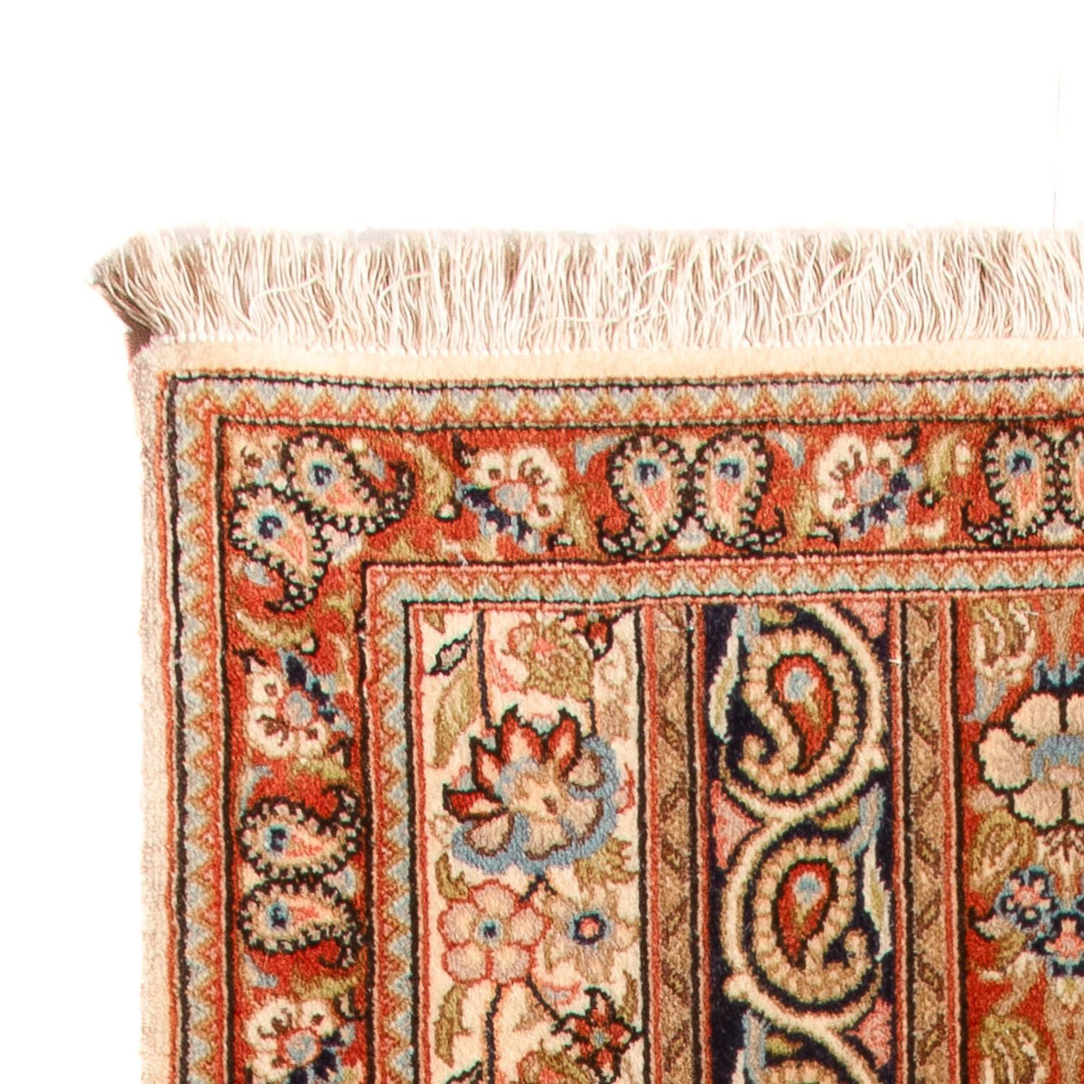 Tapis de couloir Tapis persan - Ghom - 145 x 53 cm - multicolore