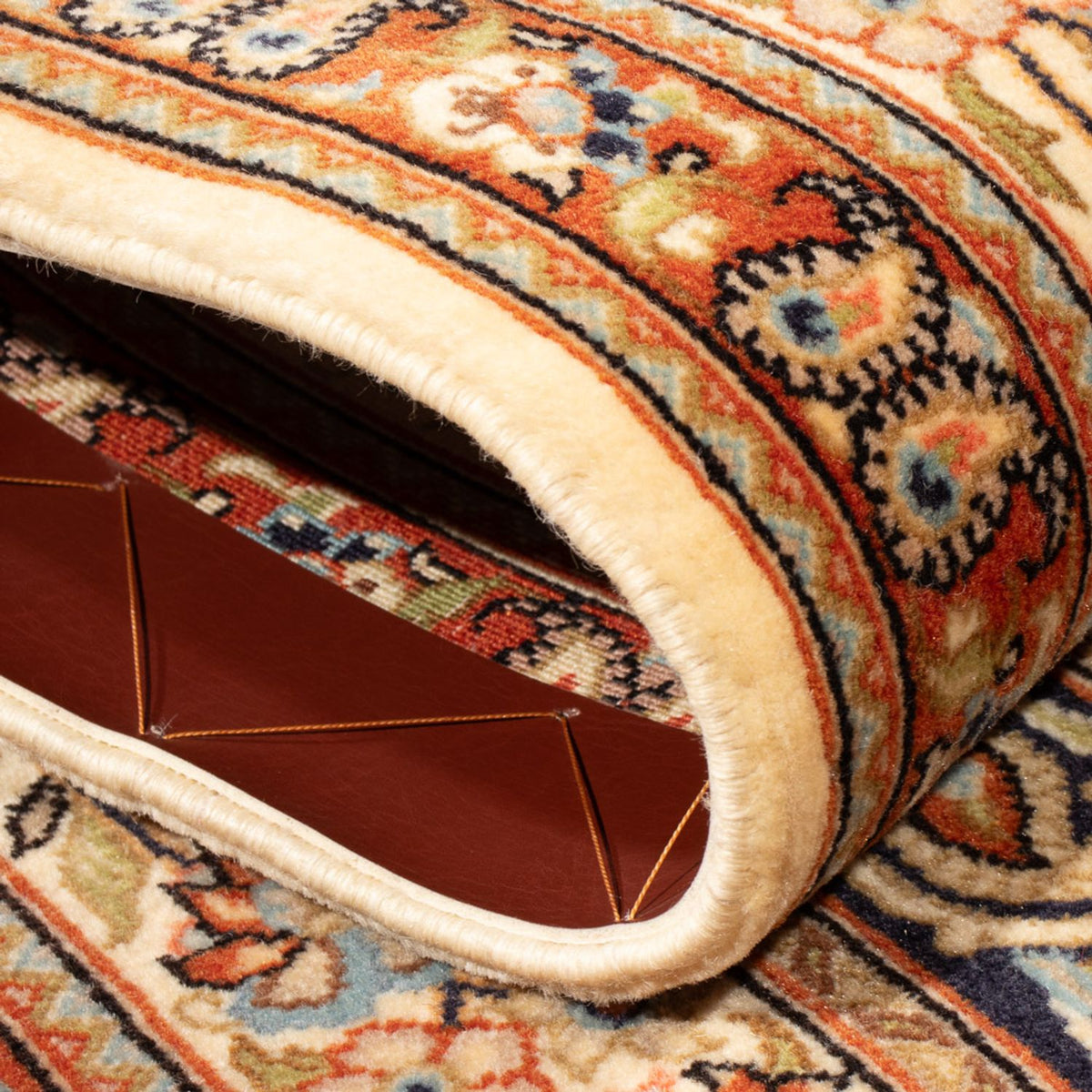 Tapis de couloir Tapis persan - Ghom - 145 x 53 cm - multicolore